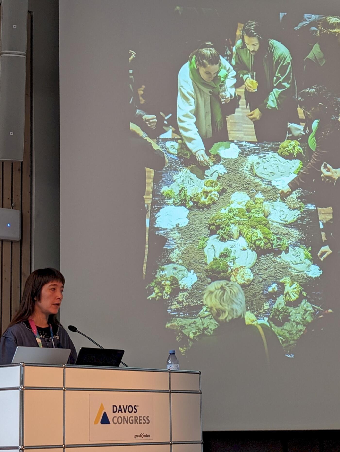 Homo Photosyntheticus lab at Art&Science day of World Biodiversity Forum in Davos